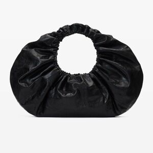 NEW Alexander Wang crescent large shoulder bag in crackle patent leather.